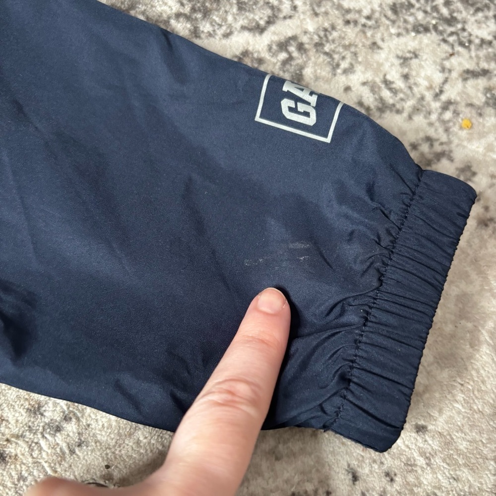 Gap Kids True Indigo Windbreaker Hooded Jacket with Zipper Pockets Size Small - Picture 9 of 10